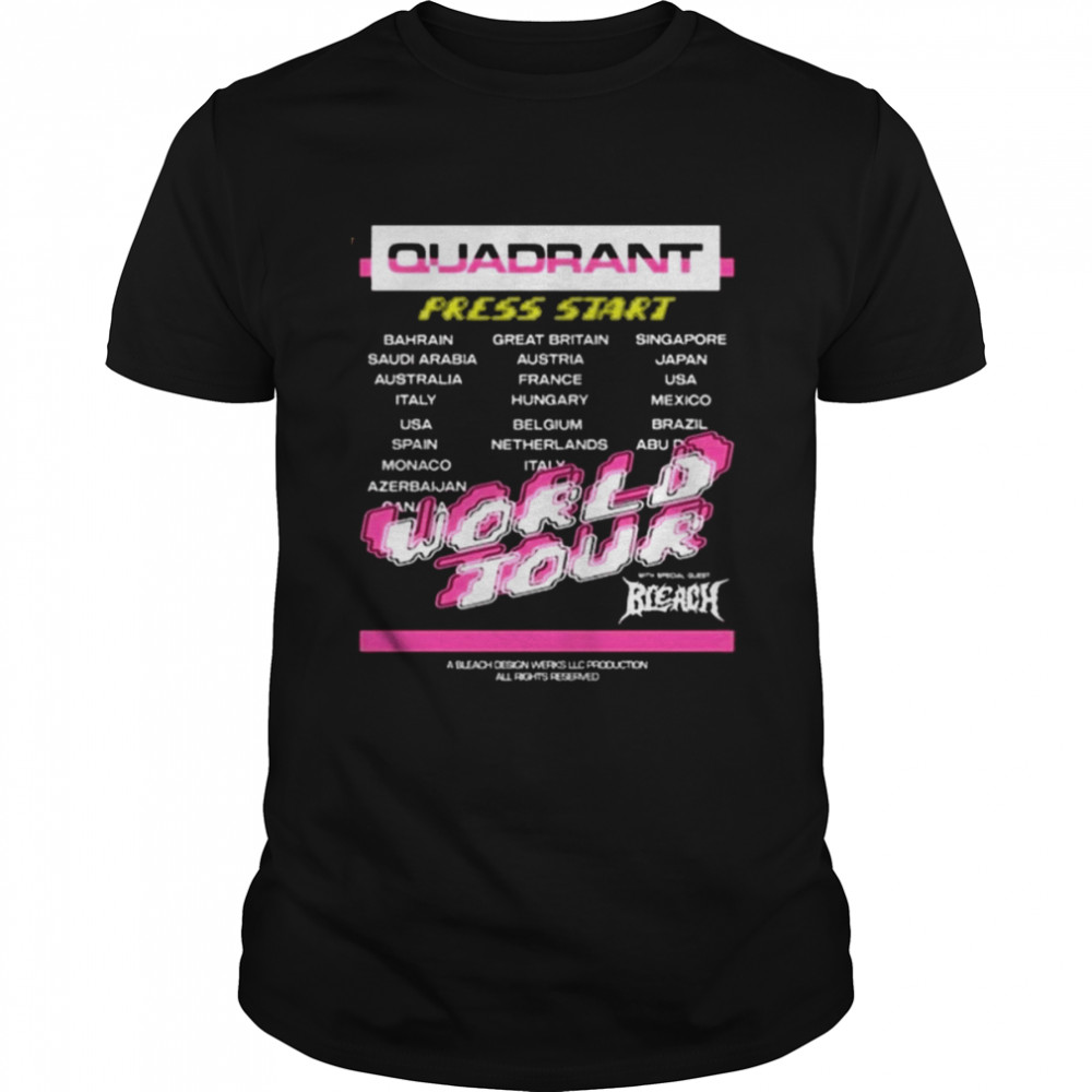 Bleach x Quadrant World Tour 2022 Shirt