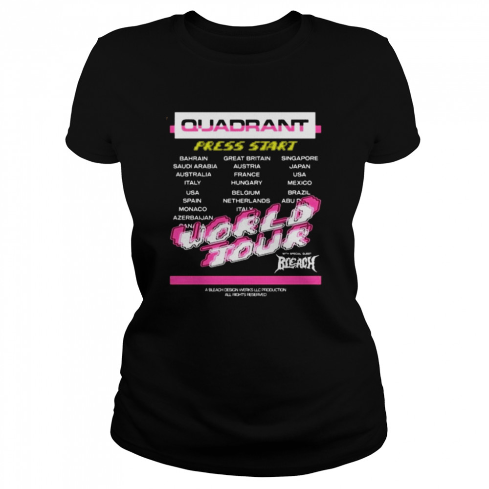 Bleach x Quadrant World Tour 2022  Classic Women's T-shirt