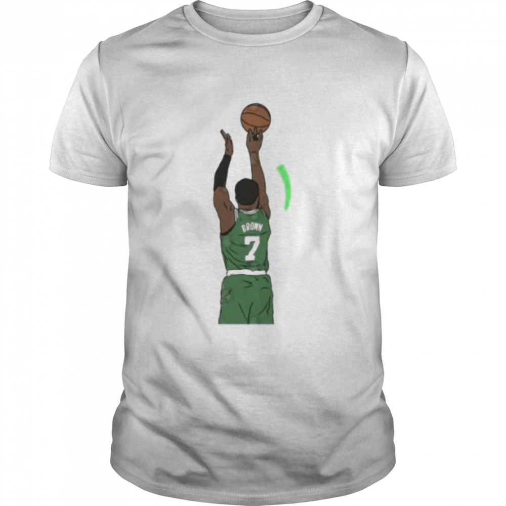jaylen Brown Boston Celtics green release shirt