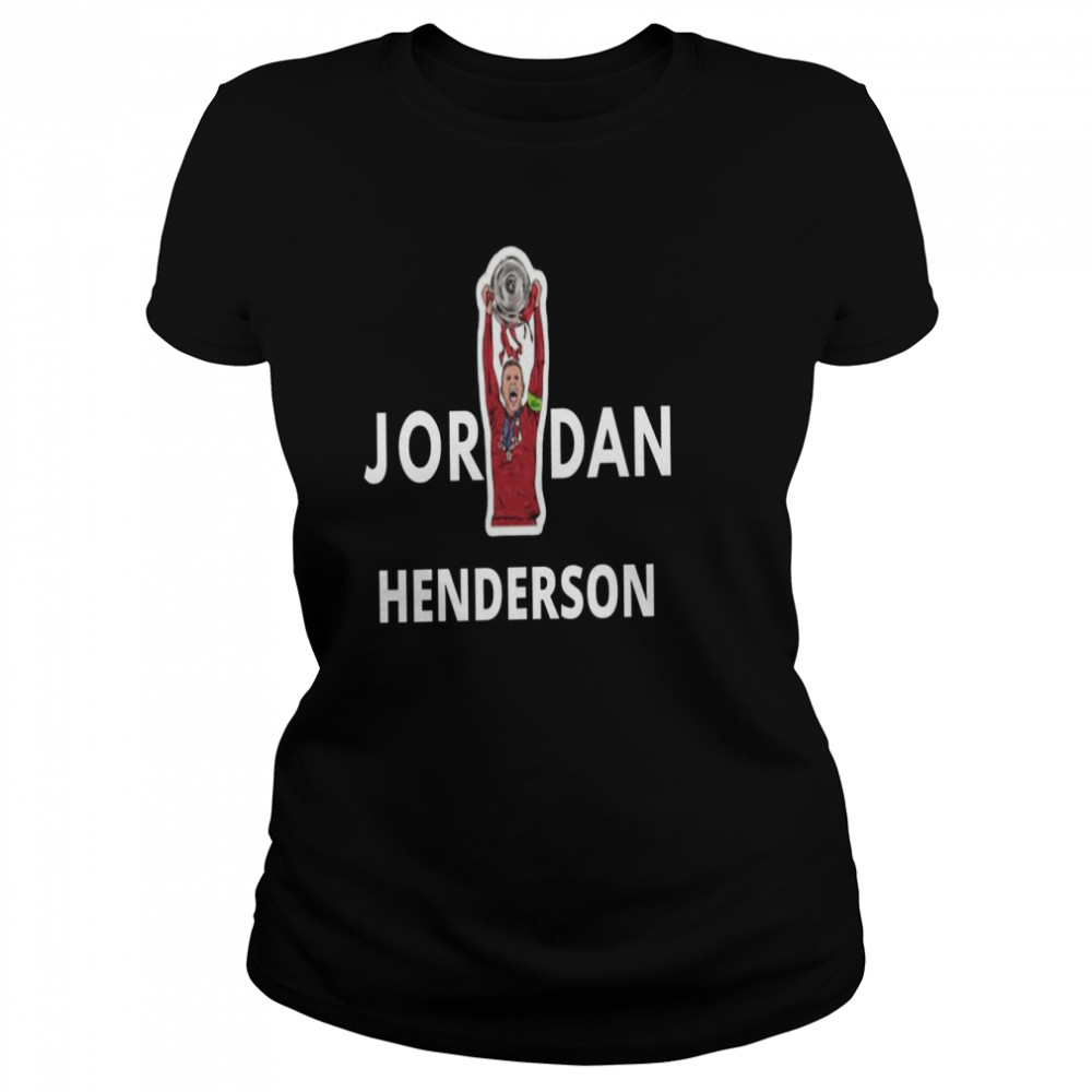 Jordan Henderson Liverpool Holding The Trophy shirt Classic Women's T-shirt