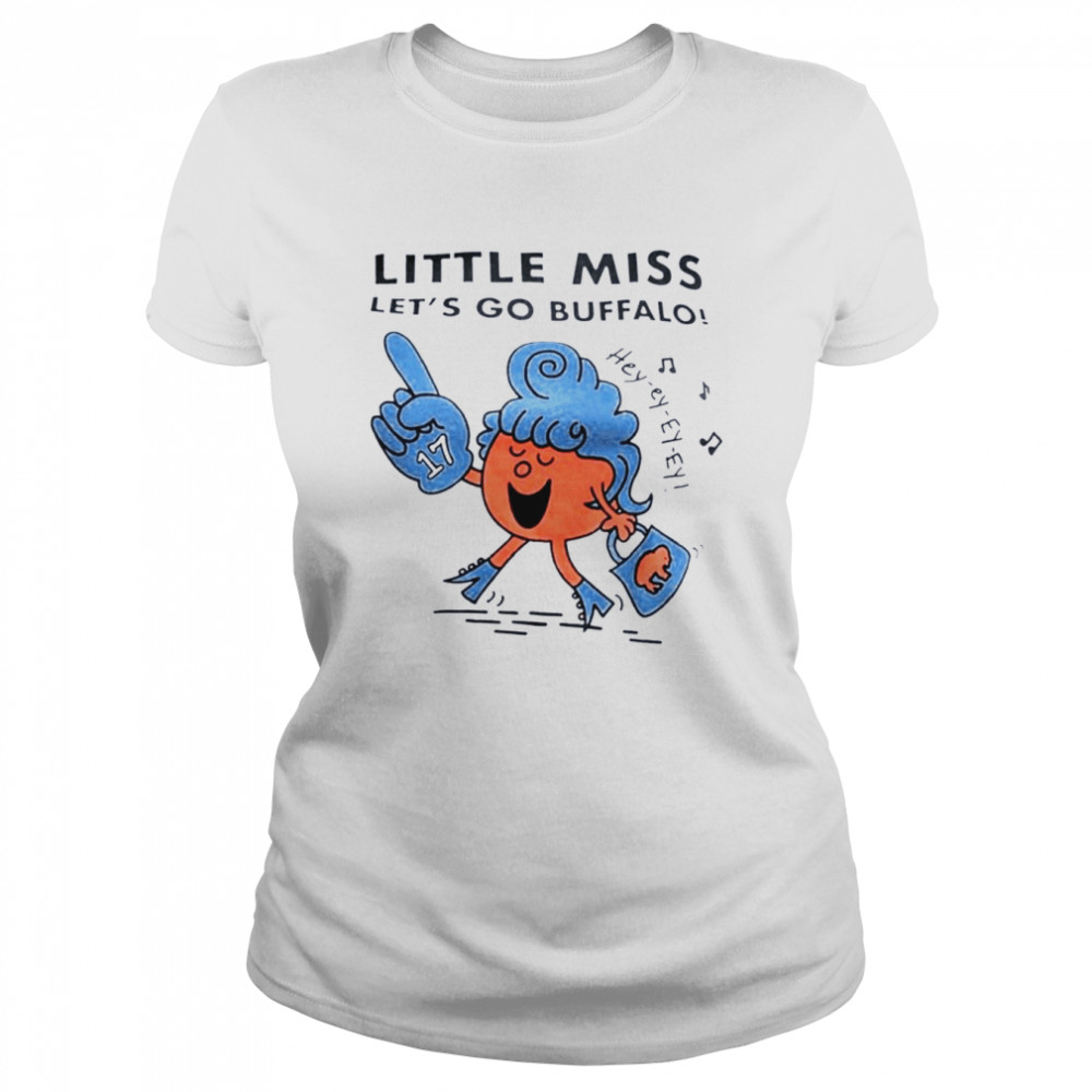Little Miss Let’s Go Buffalo Football  Classic Women's T-shirt