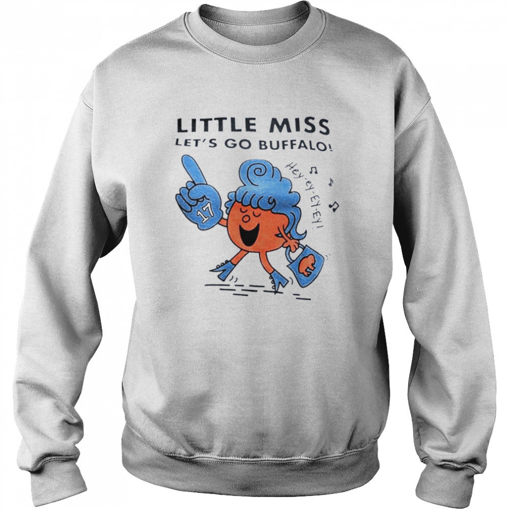 Little Miss Let’s Go Buffalo Football  Unisex Sweatshirt