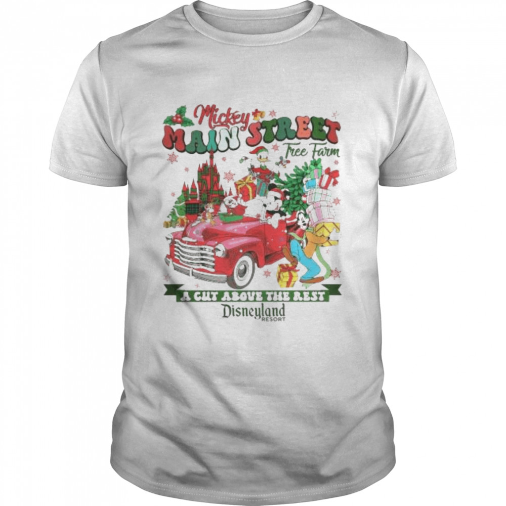 Mickey’s and Friends Main Street Christmas Tree Farm 2022 shirt