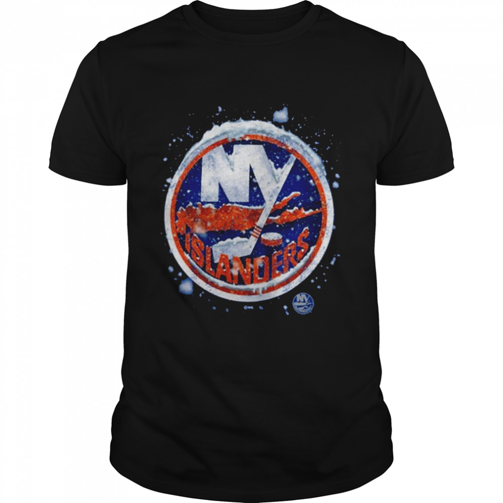 New York Islanders Snow Logo 2022 Shirt