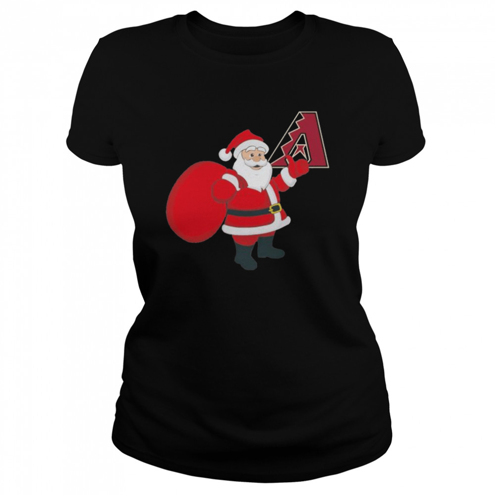 Santa Claus Arizona Diamondbacks MLB Christmas 2022 shirt Classic Women's T-shirt