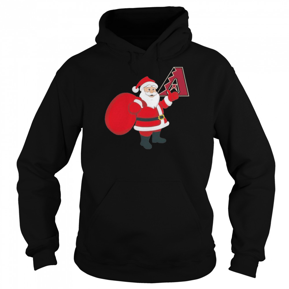 Santa Claus Arizona Diamondbacks MLB Christmas 2022 shirt Unisex Hoodie