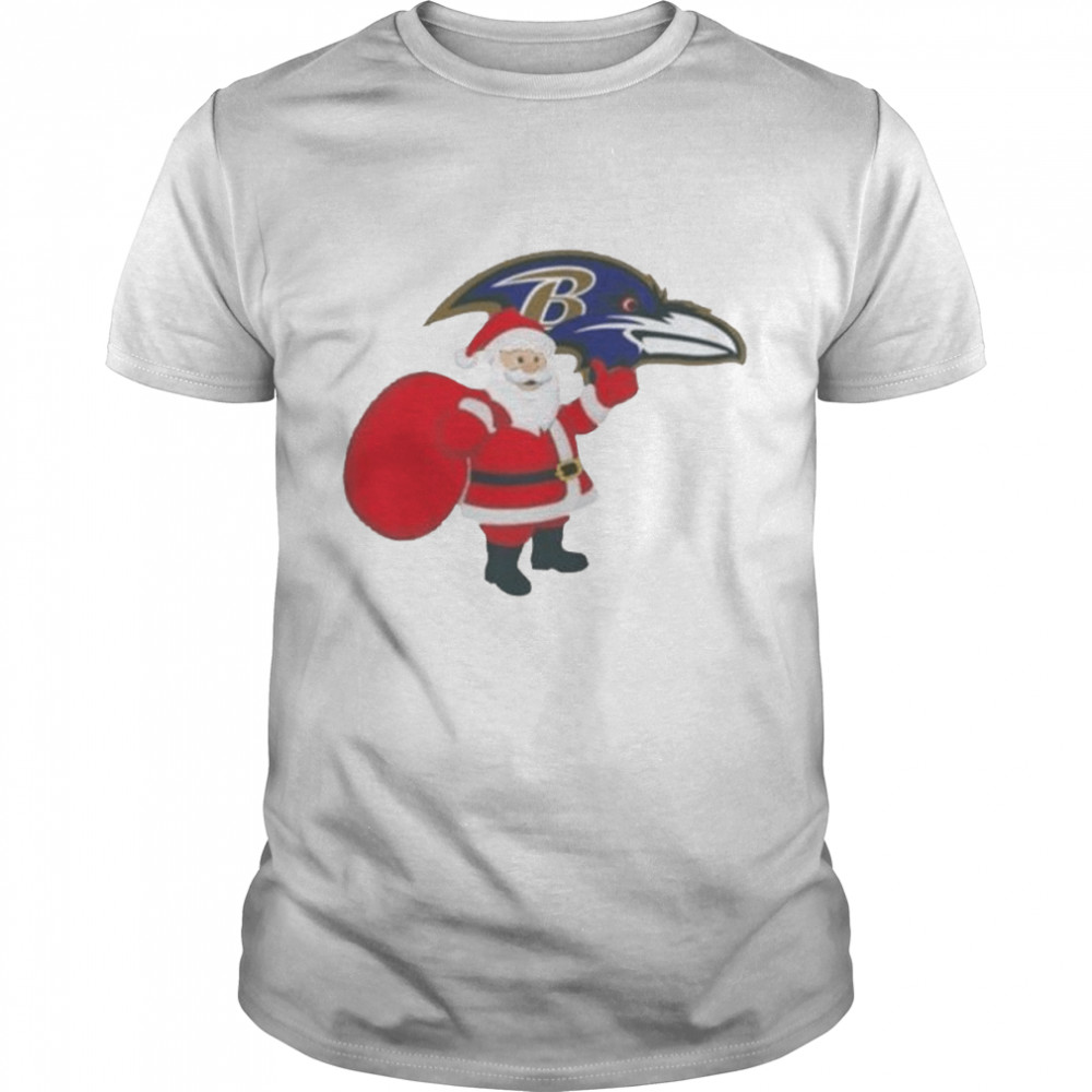 Santa Claus Baltimore Ravens NFL Christmas 2022 shirt