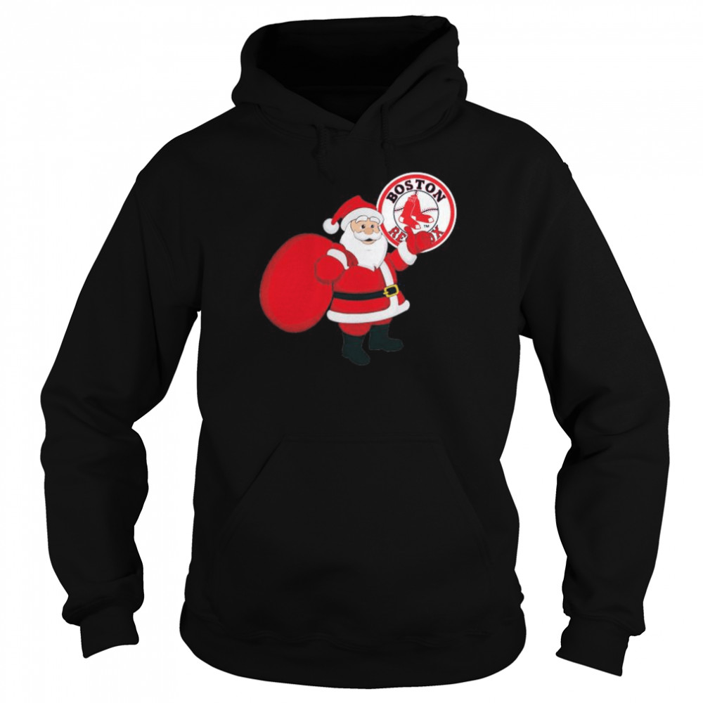 Santa Claus Boston Red Sox MLB Christmas 2022 shirt Unisex Hoodie