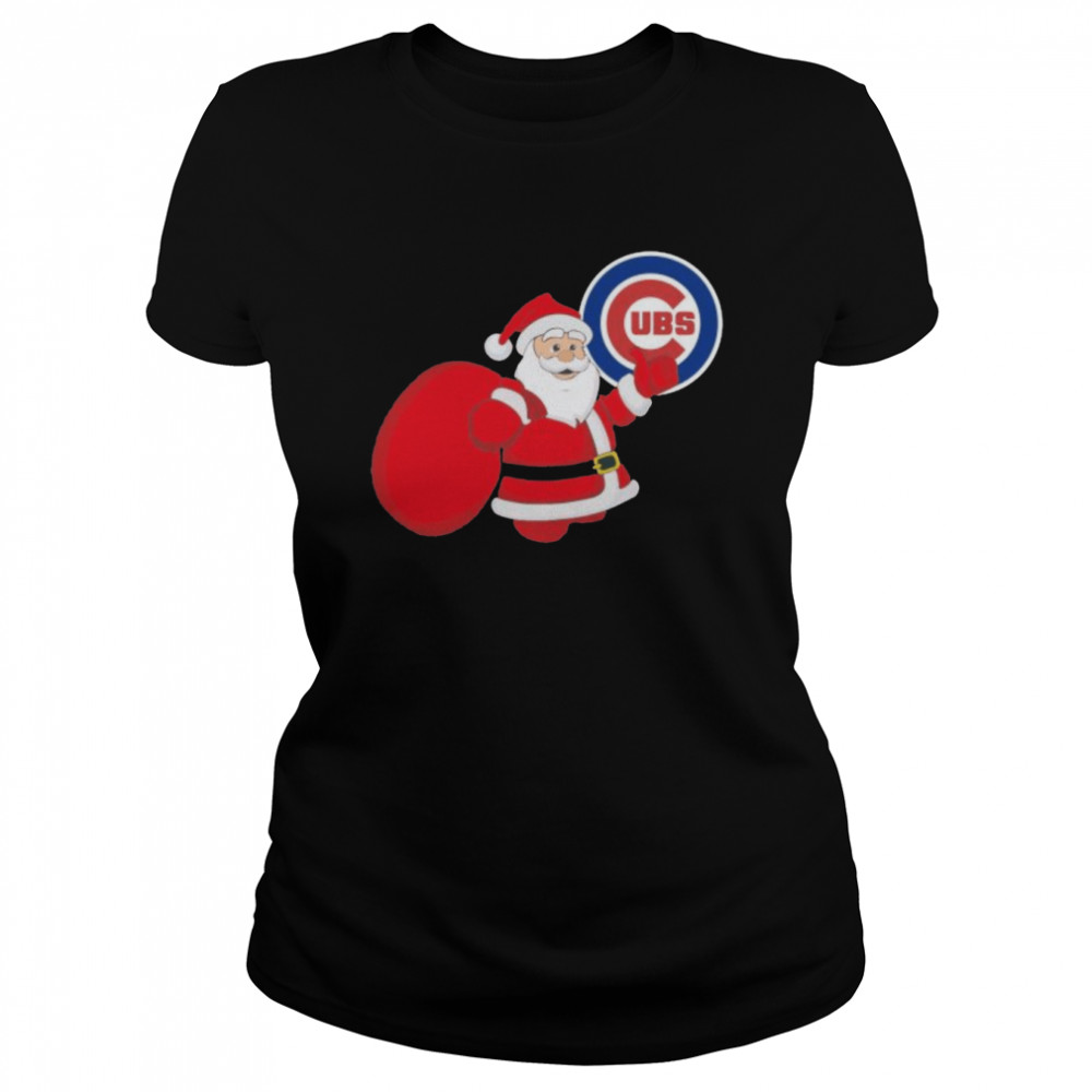 Santa Claus Chicago Cubs MLB Christmas 2022 shirt Classic Women's T-shirt