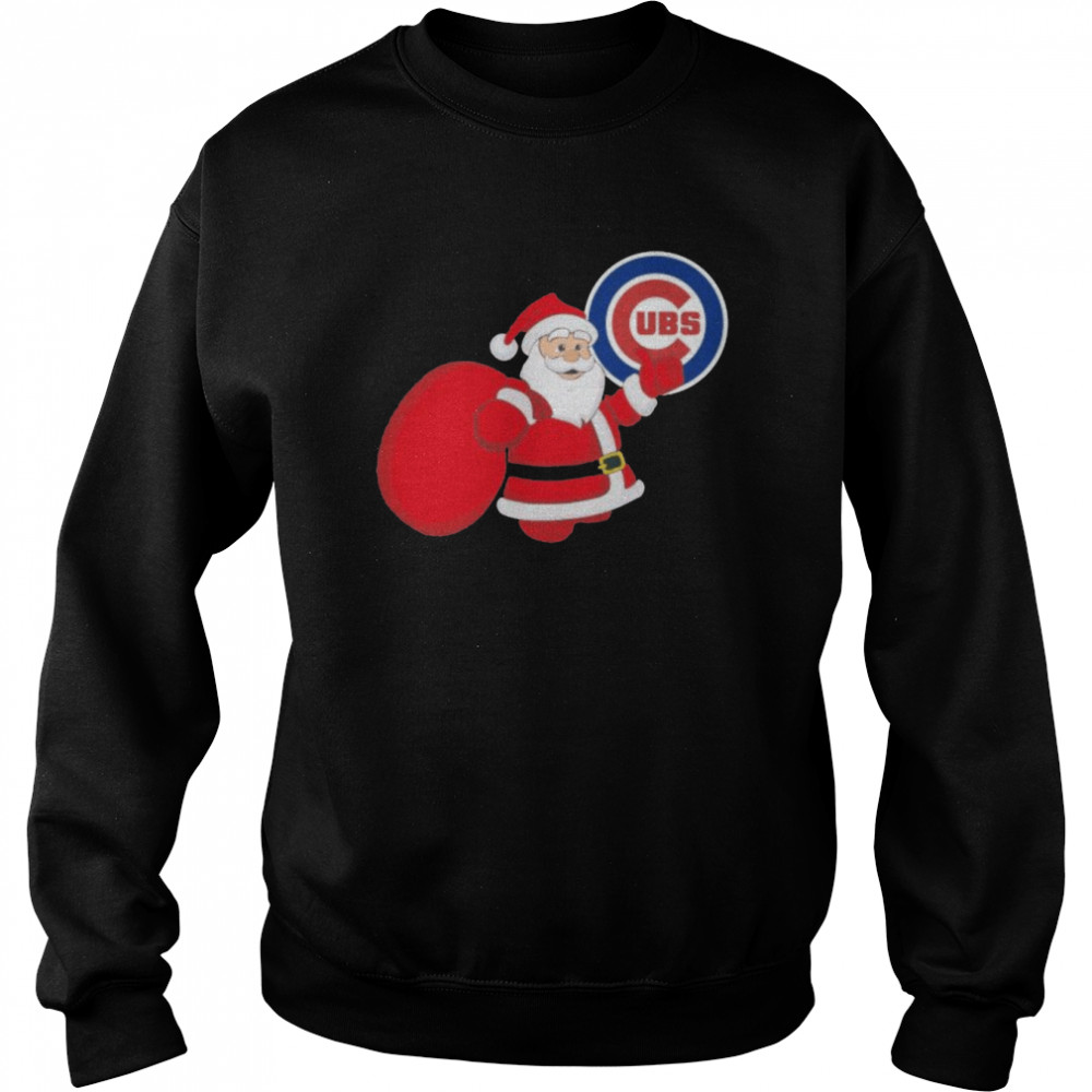 Santa Claus Chicago Cubs MLB Christmas 2022 shirt Unisex Sweatshirt