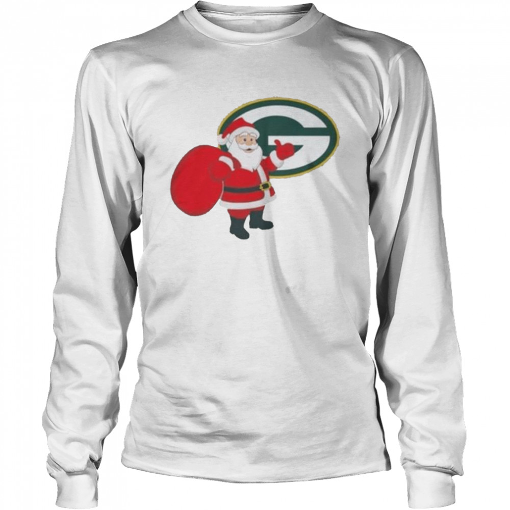 Santa Claus Green Bay Packers NFL Christmas 2022 shirt Long Sleeved T-shirt