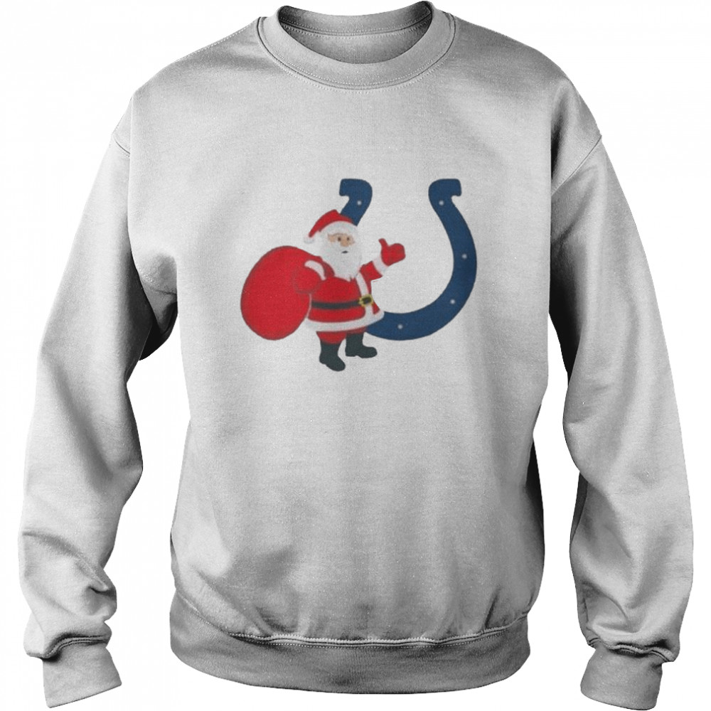 Santa Claus Indianapolis Colts NFL Christmas 2022 shirt Unisex Sweatshirt