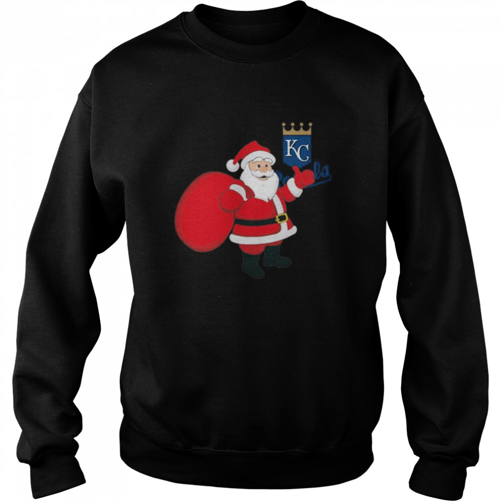Santa Claus Kansas City Royals MLB Christmas 2022 shirt Unisex Sweatshirt