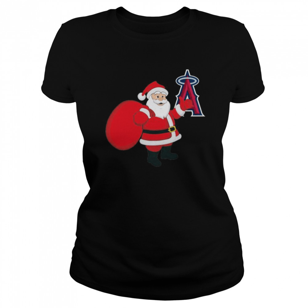 Santa Claus Los Angeles Angels MLB Christmas 2022 shirt Classic Women's T-shirt