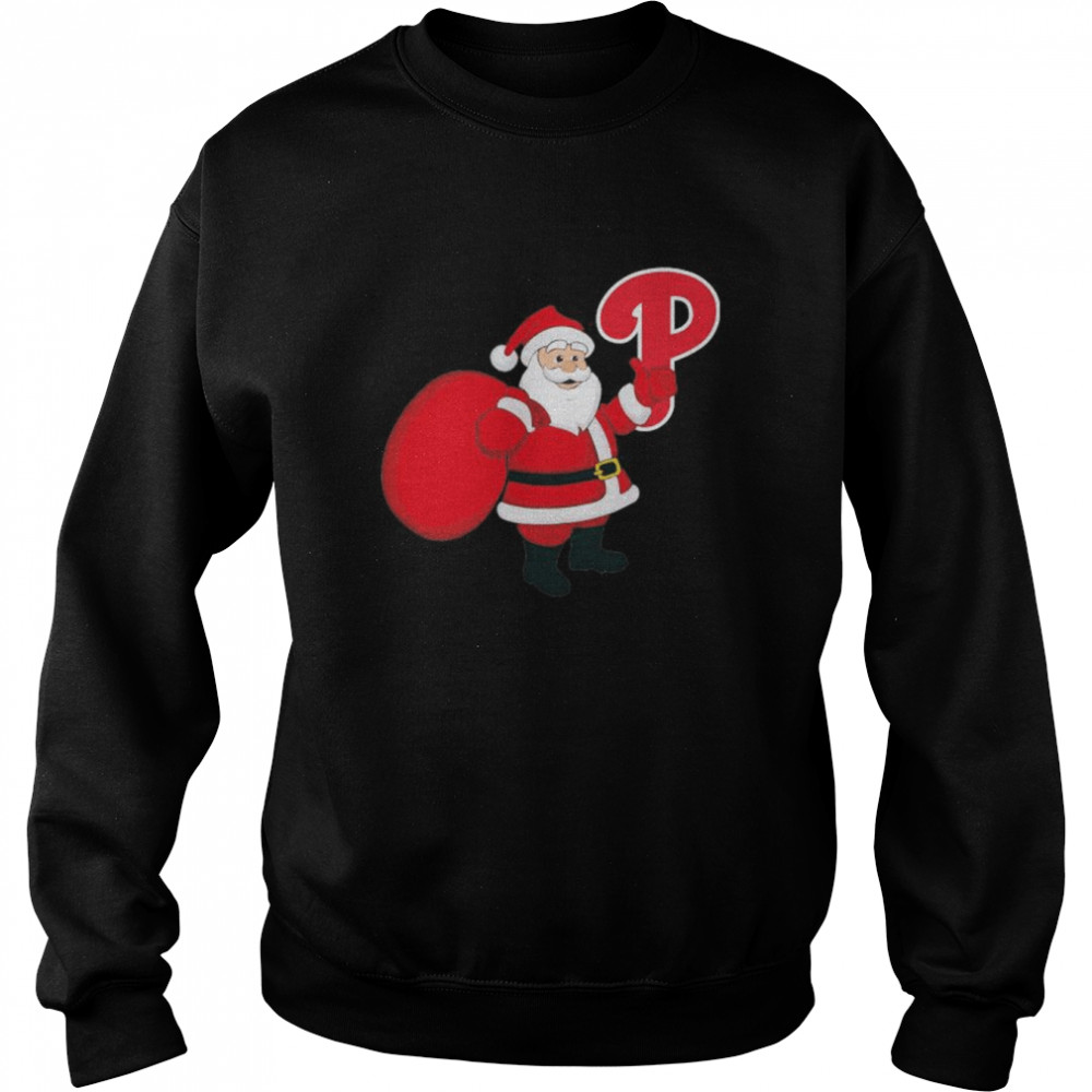 Santa Claus Philadelphia Phillies MLB Christmas 2022 shirt Unisex Sweatshirt