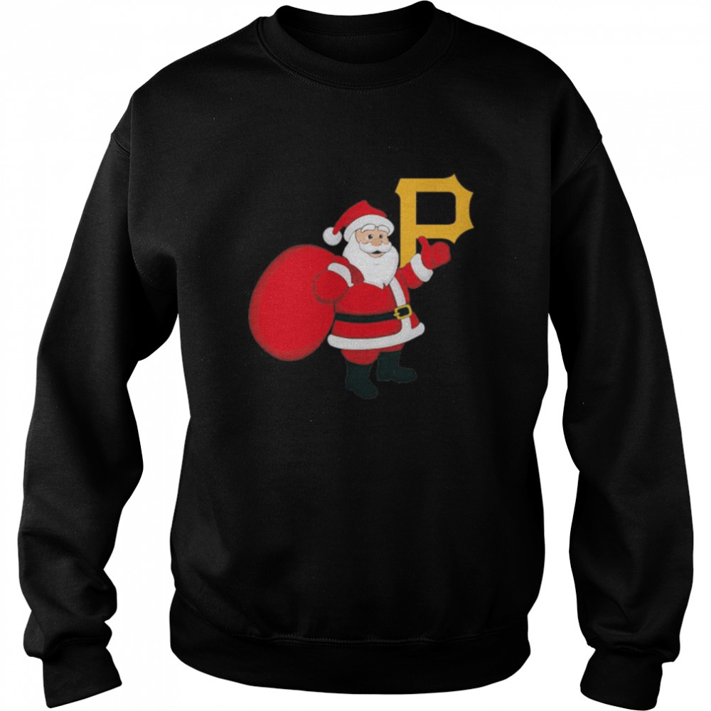 Santa Claus Pittsburgh Pirates MLB Christmas 2022 shirt Unisex Sweatshirt