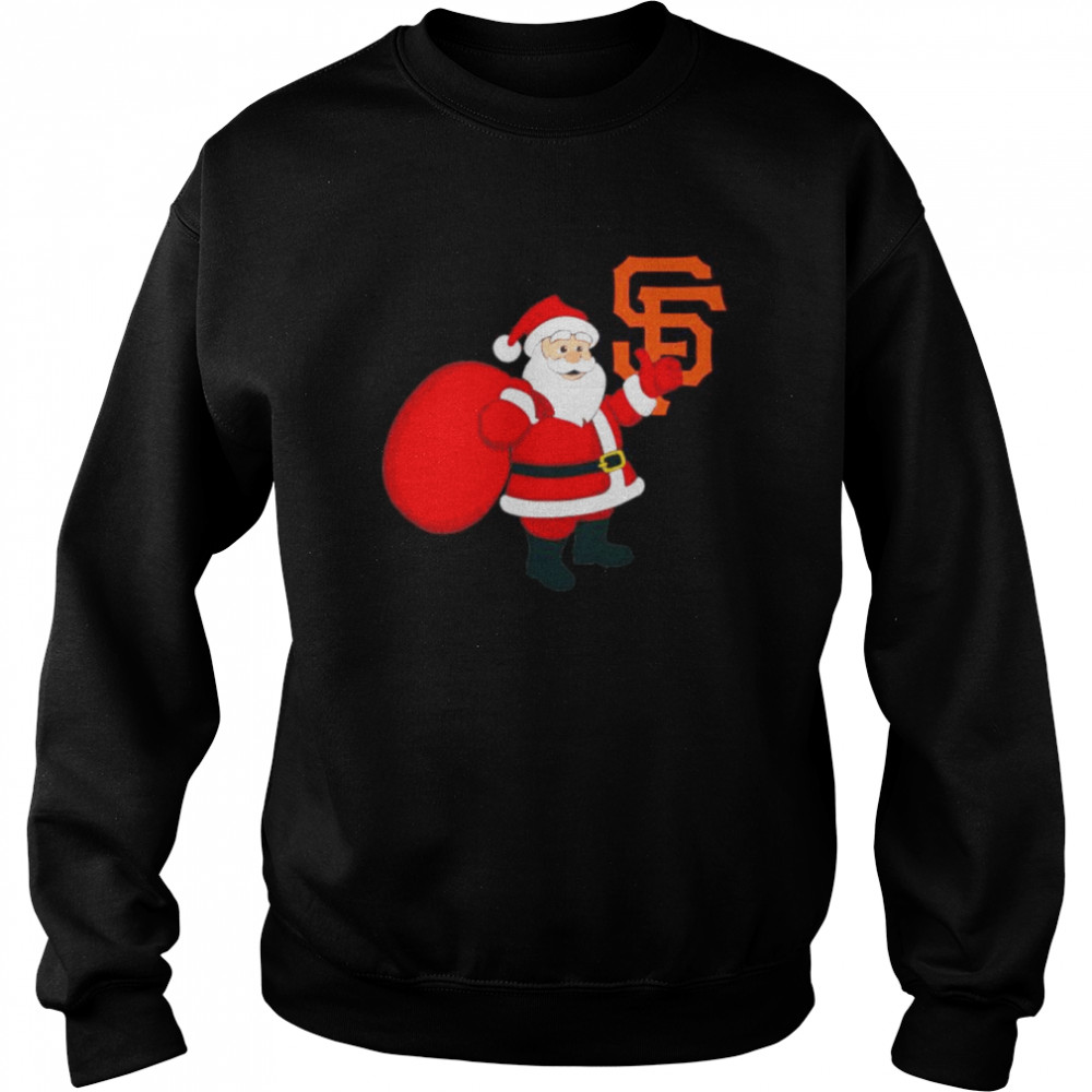 Santa Claus San Francisco Giants MLB Christmas 2022 shirt Unisex Sweatshirt