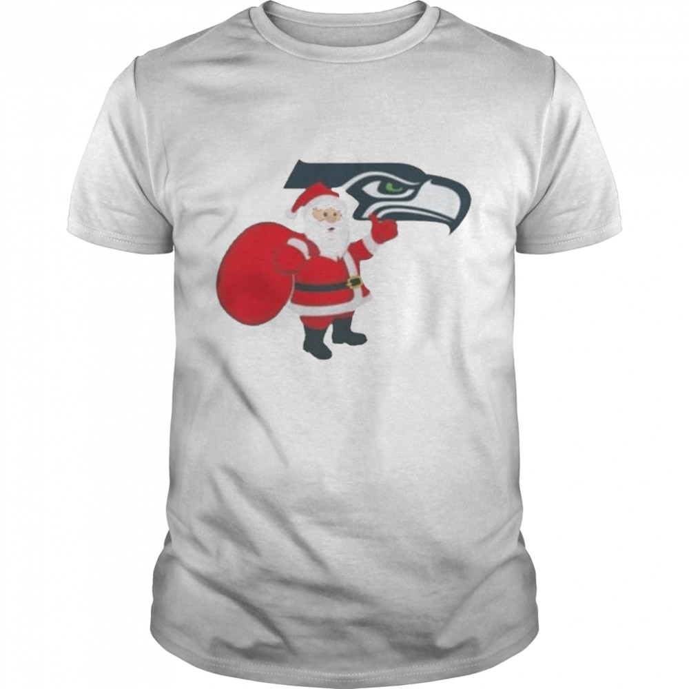 Santa Claus Seattle Seahawks NFL Christmas 2022 shirt