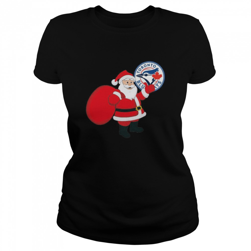 Santa Claus Toronto Blue Jays MLB Christmas 2022 shirt Classic Women's T-shirt