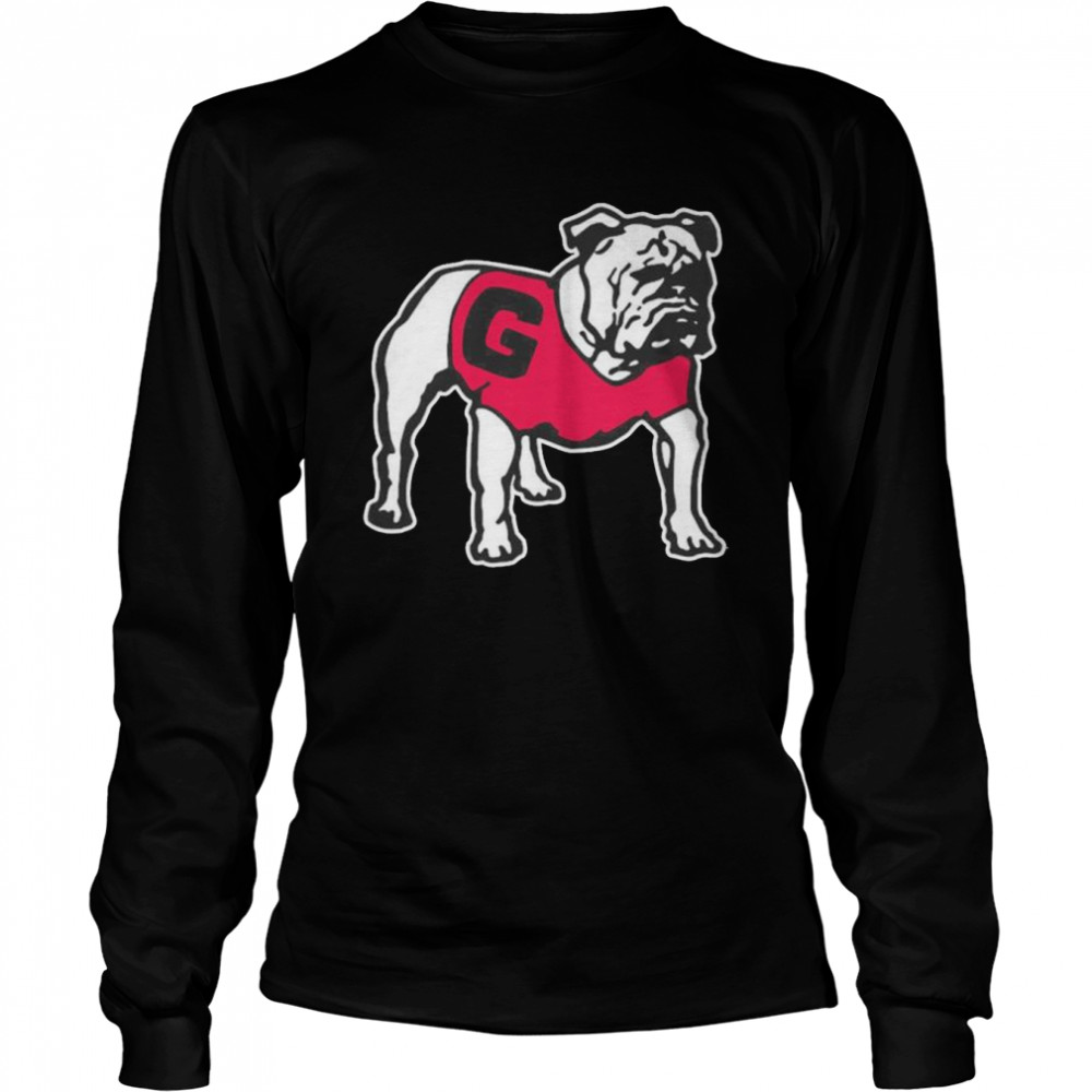Uga Standing Bulldog Champion T-shirt Long Sleeved T-shirt