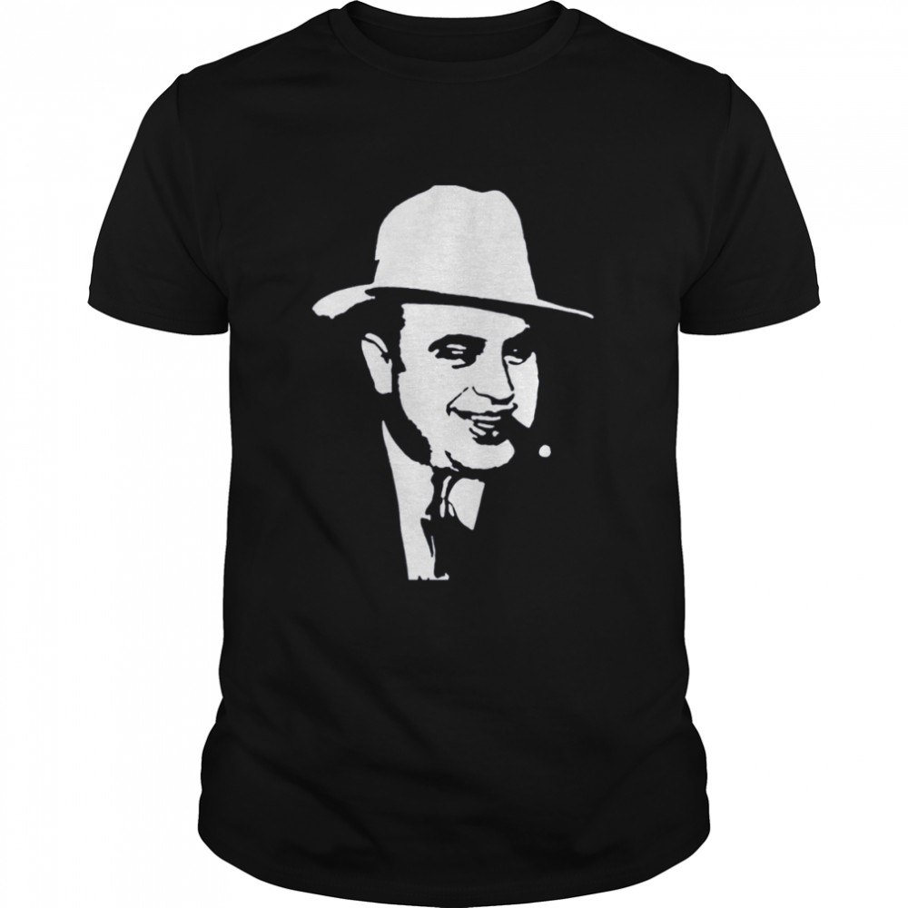 Al Capone White Portrait The Godfather shirt