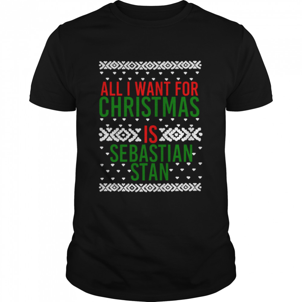 All I Want For Christmas Sebastian Stan Bucky Barnes shirt