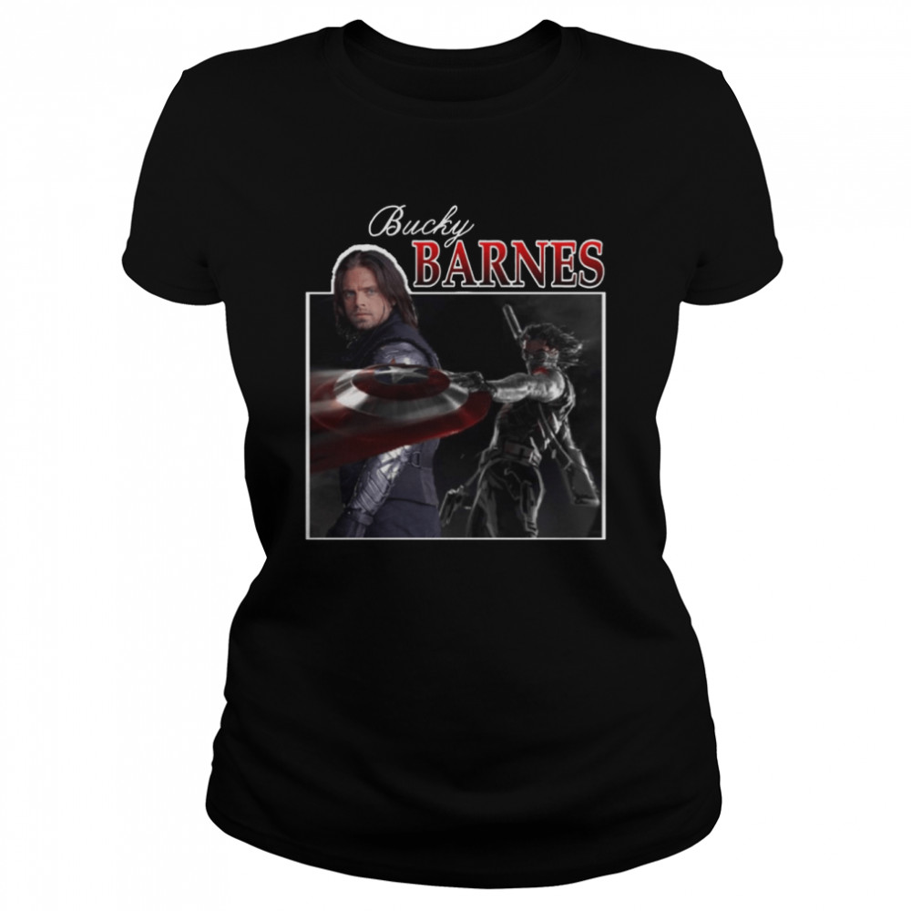 Bucky Barnes 90’s Sebastian Stan Marvel shirt Classic Women's T-shirt