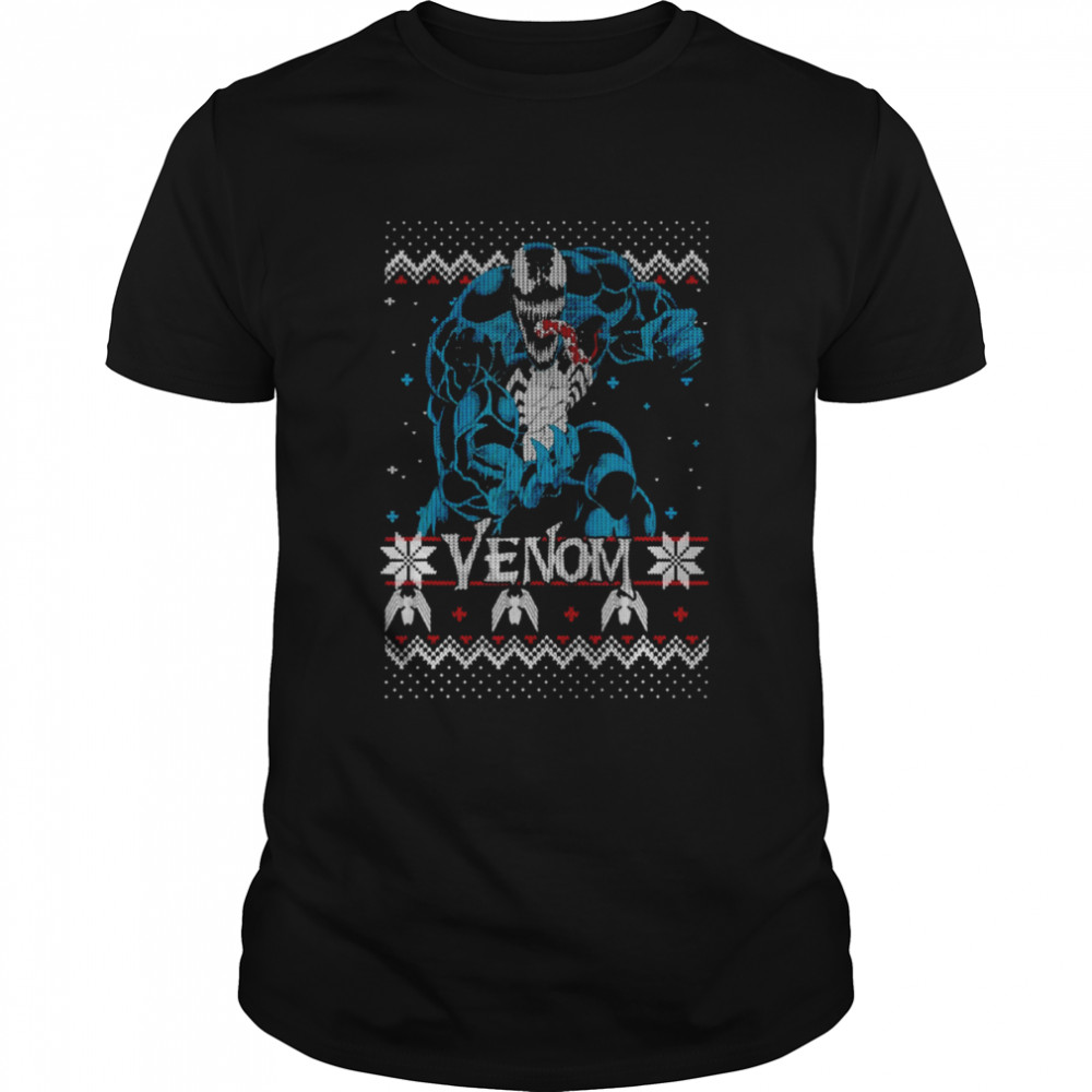 Christmas Marvel Venom Pattern Ugly shirt