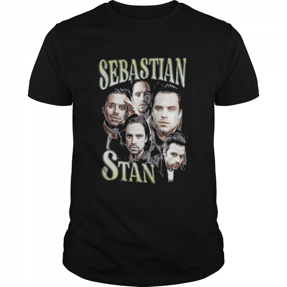Collage Sebastian Stan 2021 Design Bucky Barnes shirt