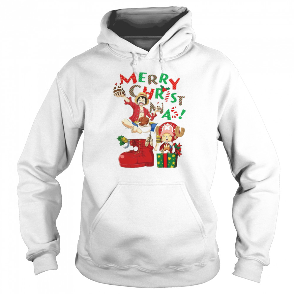 Merry Christmas From Luffy And Chopper One Piece Luffy And Chopper One Piece  shirt - Limotees