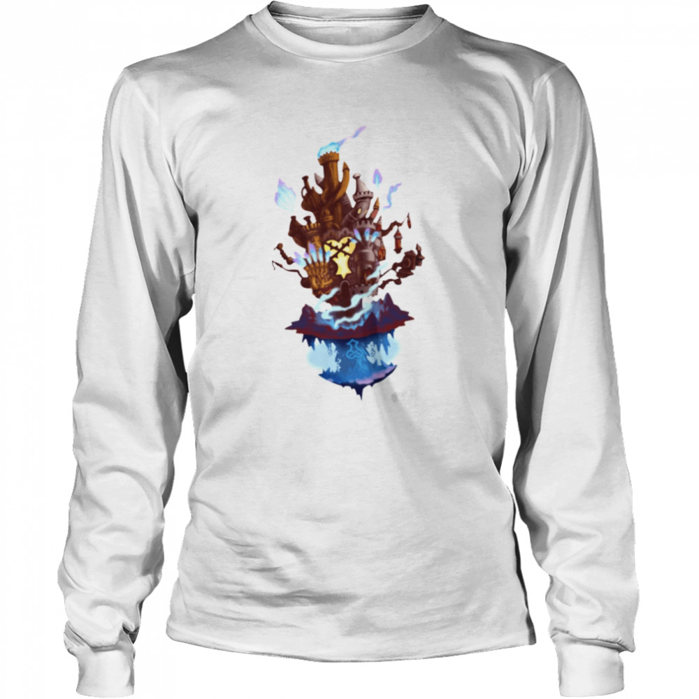 Bastion Castle Colored Overwatch shirt Long Sleeved T-shirt