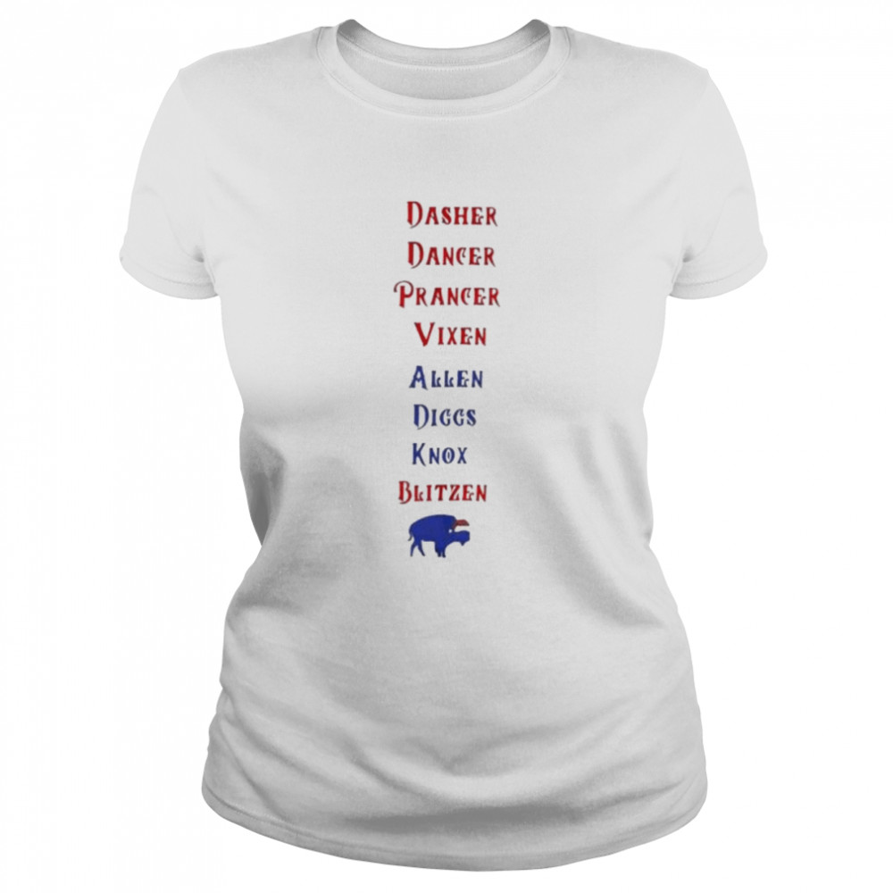 Dasher Dancer Prancer Vixen Allen Diggs Knox Blitzen shirt, hoodie