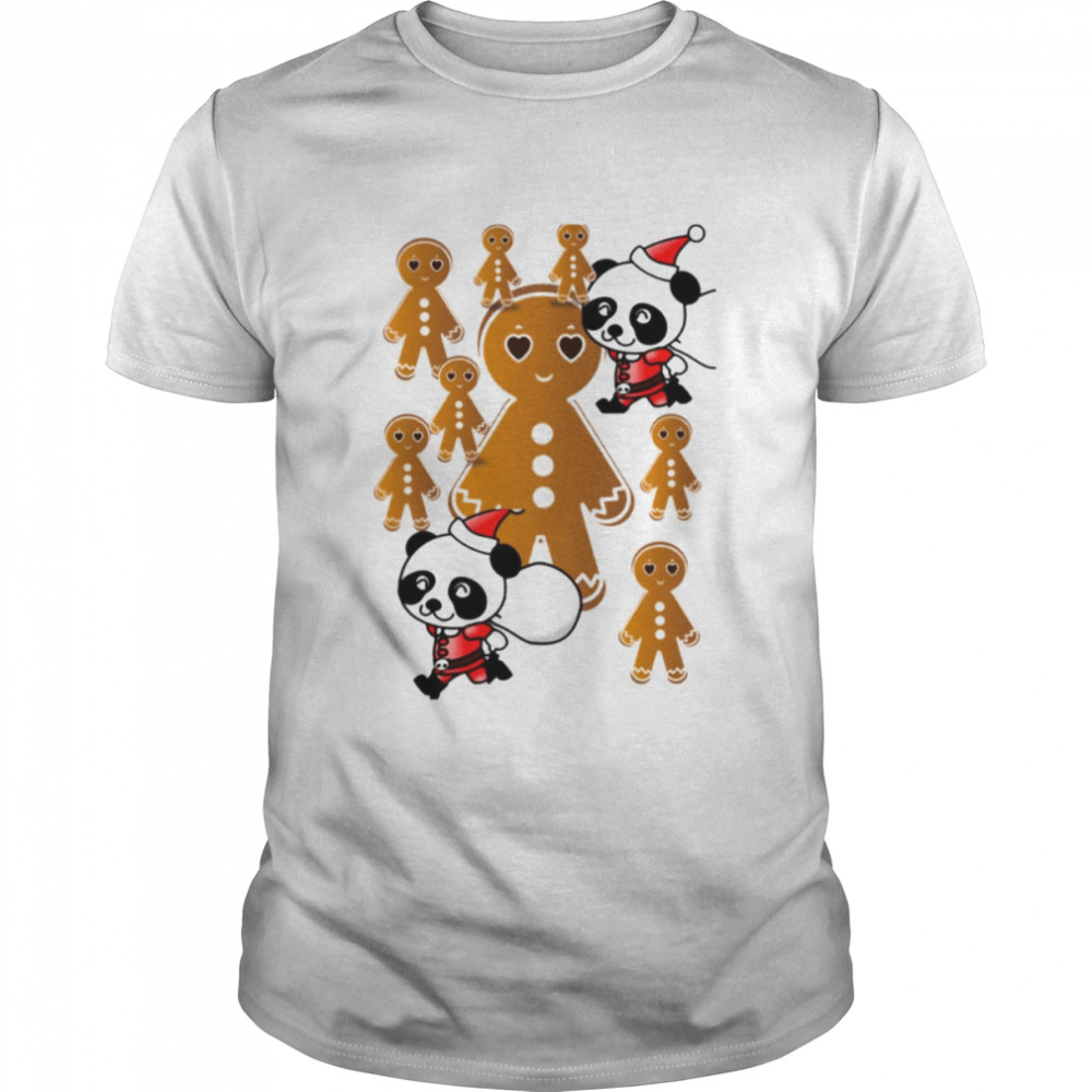 Pandas & Gingerbread House Project Manager Christmas shirt
