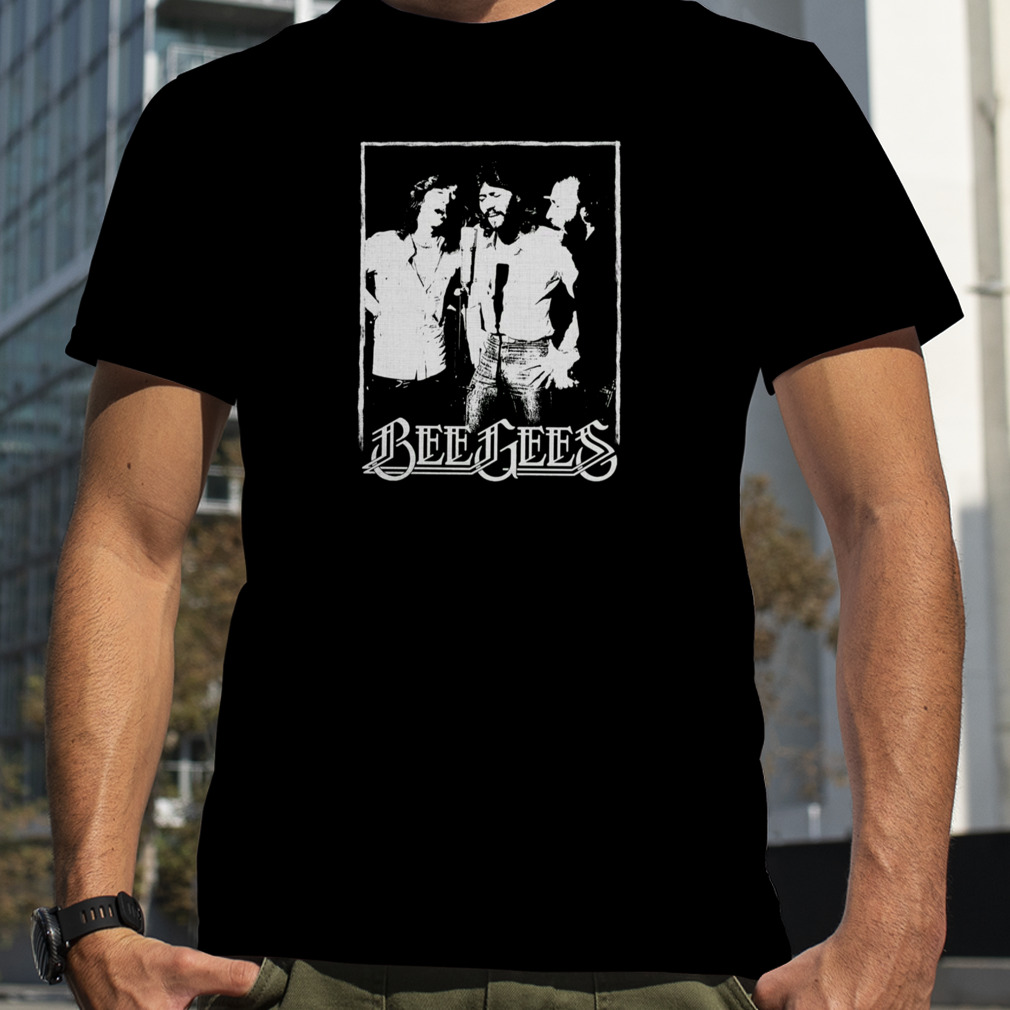Bee Gees Band Live Distressed Artistic Retro shirt