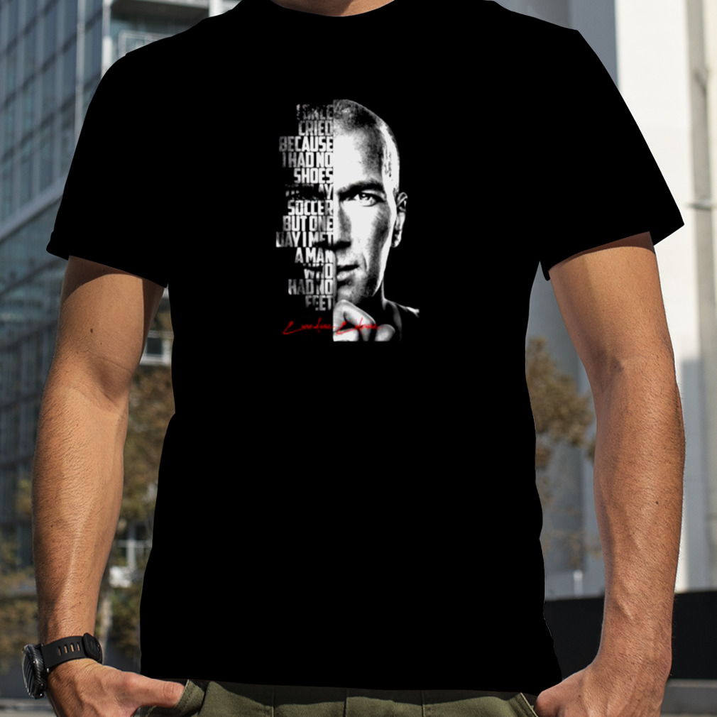Black And White Zinedine Zidane shirt