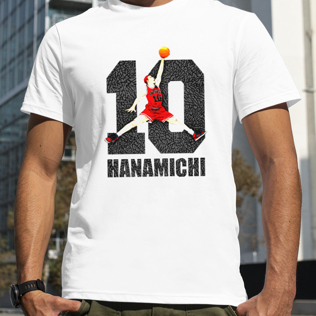Hanamichi 10 Slam Dunk Basketball Anime shirt