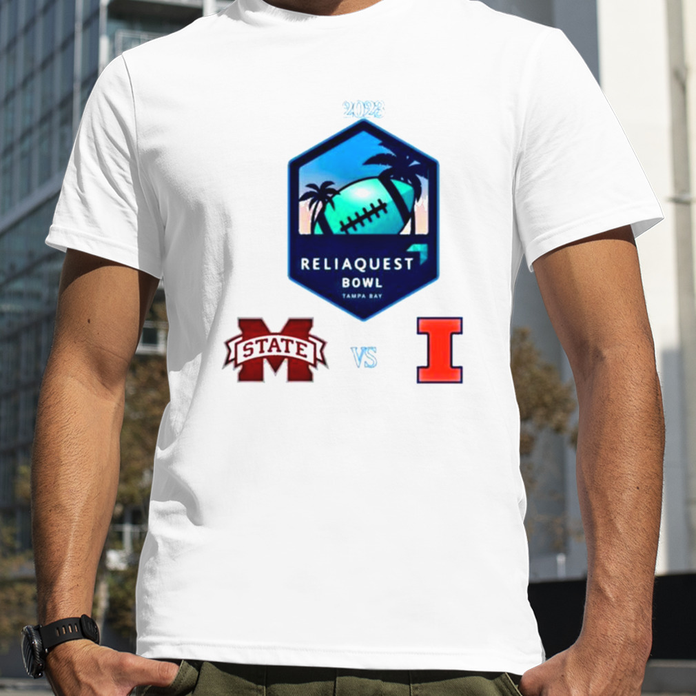 Mississippi State vs Illinois 2023 Reliaquest Bowl shirt