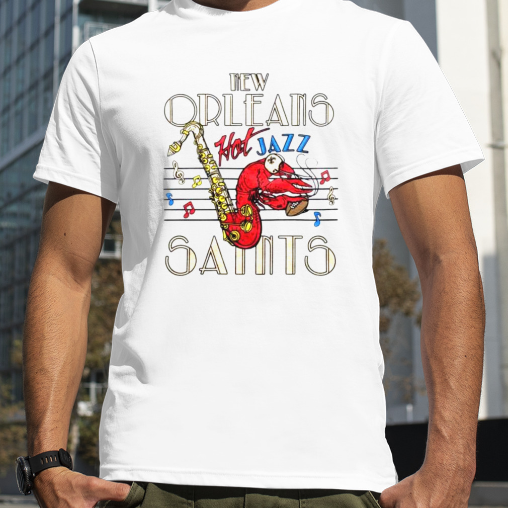 New Orleans Saints hot jazz shirt