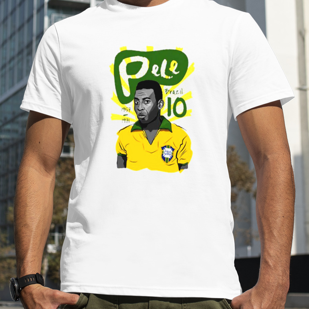 Pele Brazil Football Legends 1940-2022 Shirt