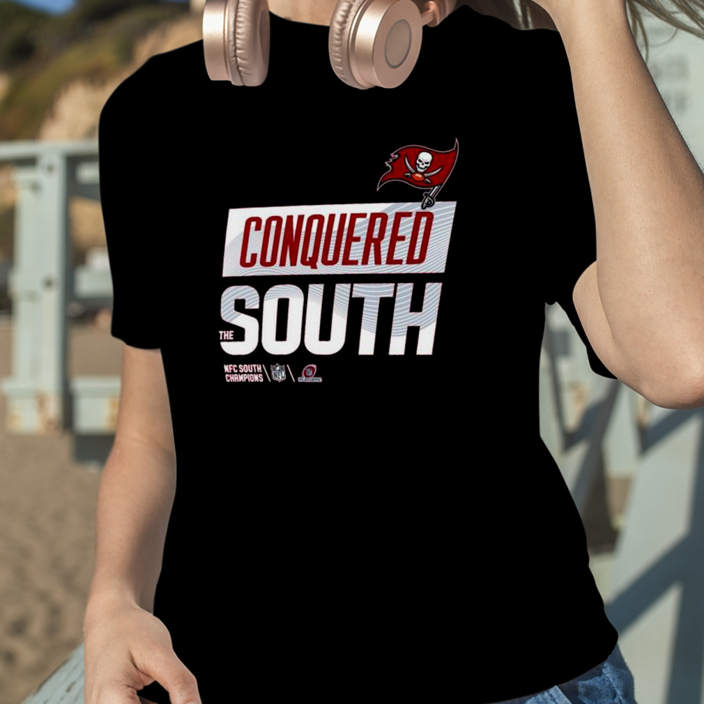 Conquered the south nfc south champions tampa bay buccaneers shirt