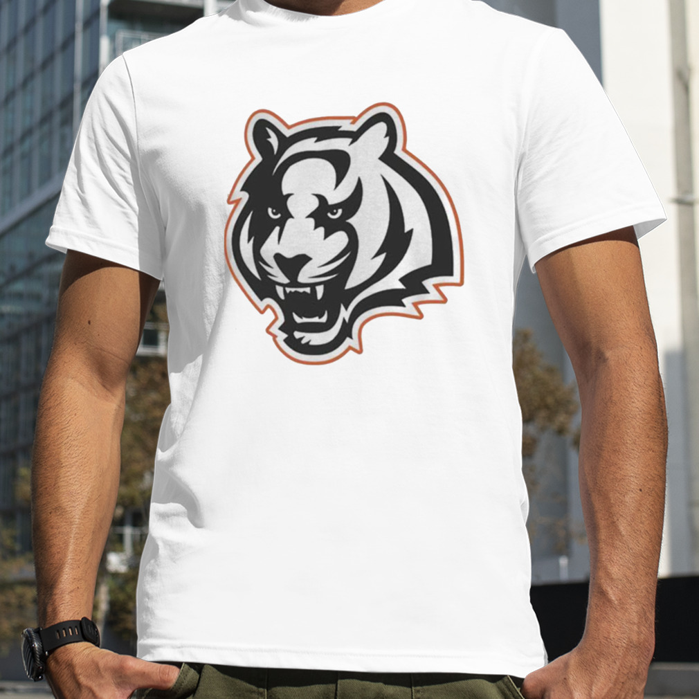 Cincinnati Bengal Tiger White Tee - Cincinnati Mens & Womens Shirt