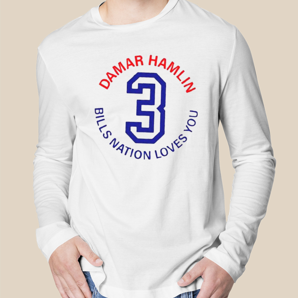 Damar Hamlin Bills Nation Loves You Shirt - Trends Bedding