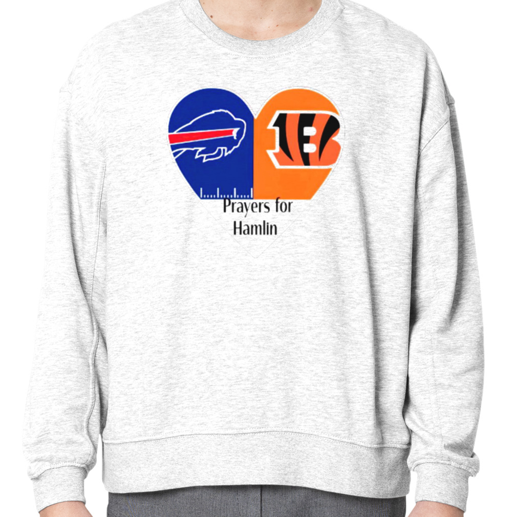 Buffalo Bills And Cincinnati Bengals Prayers For Hamlin Unisex T-Shirt -  REVER LAVIE