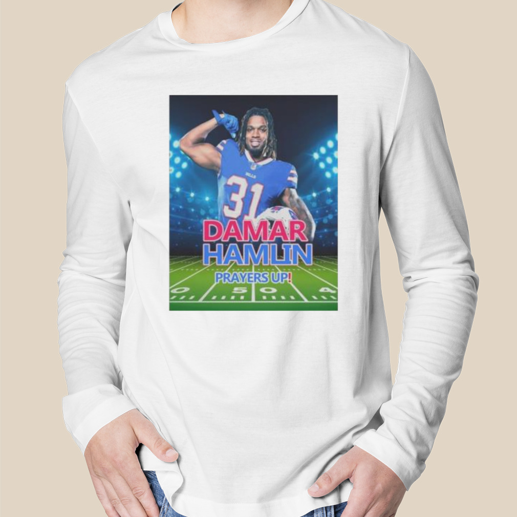 Pray For Damar Hamlin Buffalo Bills T-Shirt - Trends Bedding