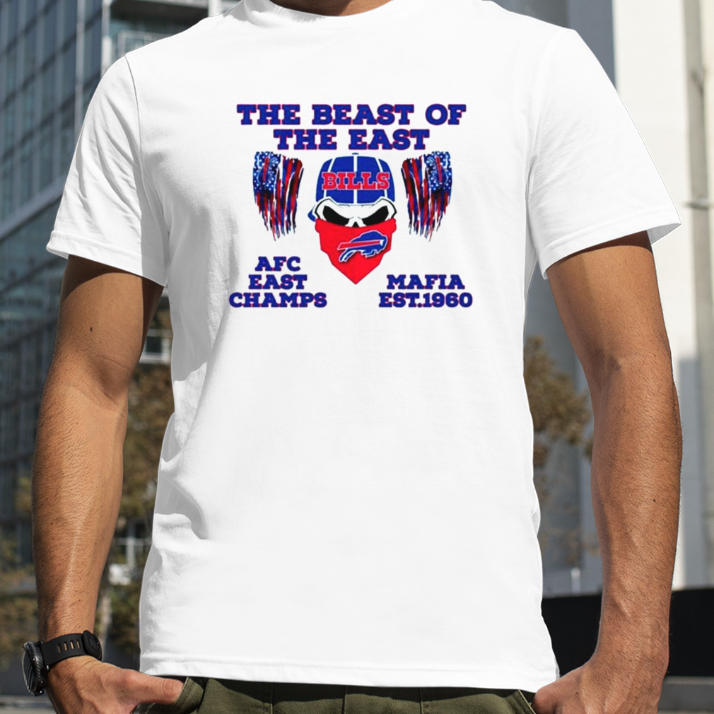 Buffalo Bills The Beast Of The East AFC East Champs Mafia Est 1960 Shirt