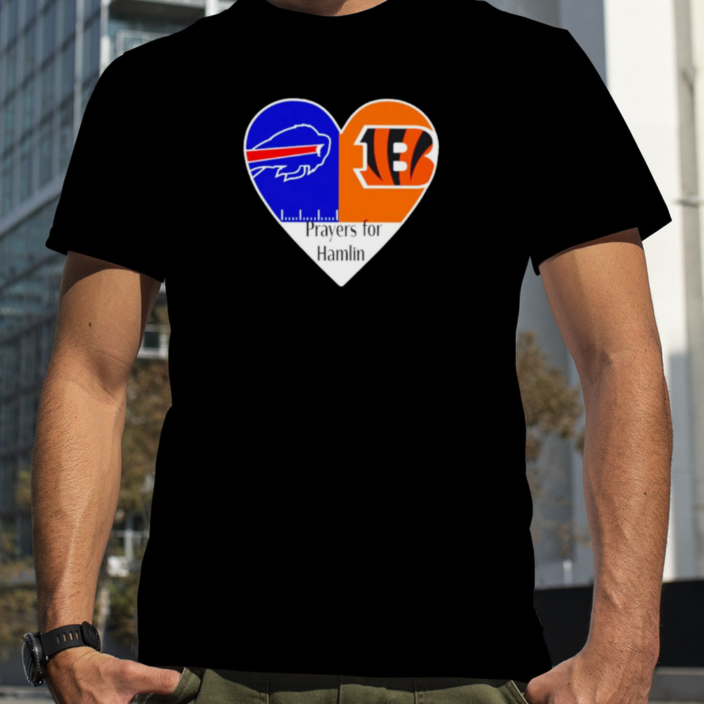 Buffalo Bills And Cincinnati Bengals Prayers For Hamlin Unisex T-Shirt -  REVER LAVIE