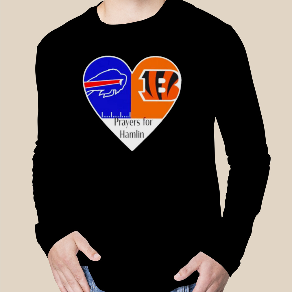 Buffalo Bills And Cincinnati Bengals Prayers For Hamlin Unisex T-Shirt -  REVER LAVIE