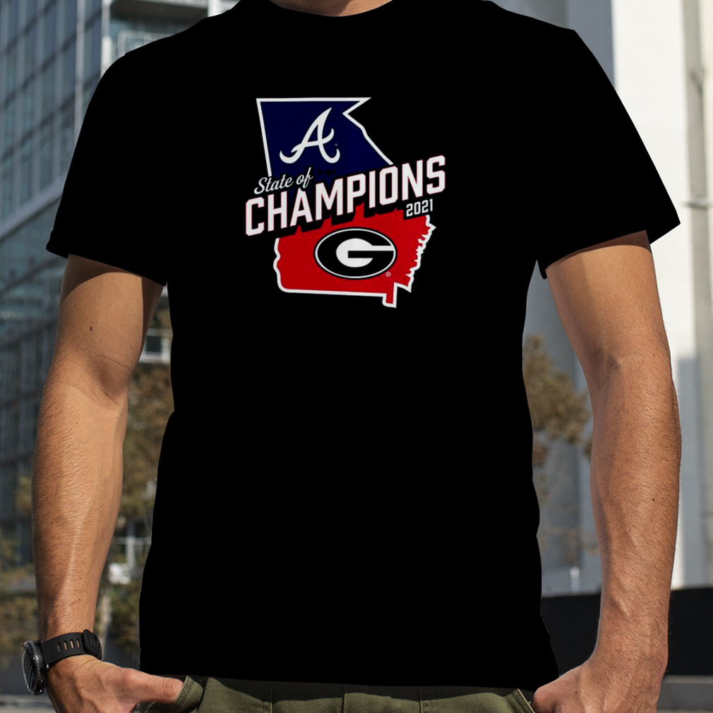 2021 Champions UGA Bulldogs Braves Shirt Celebration NCAA Unisex T