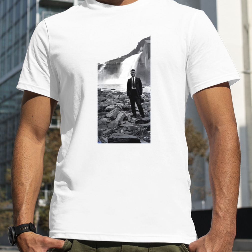 Man at a Dam Genesee River vintage shirt