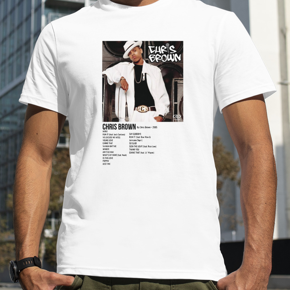 Minimal Polaroid Album For Chris Brown shirt